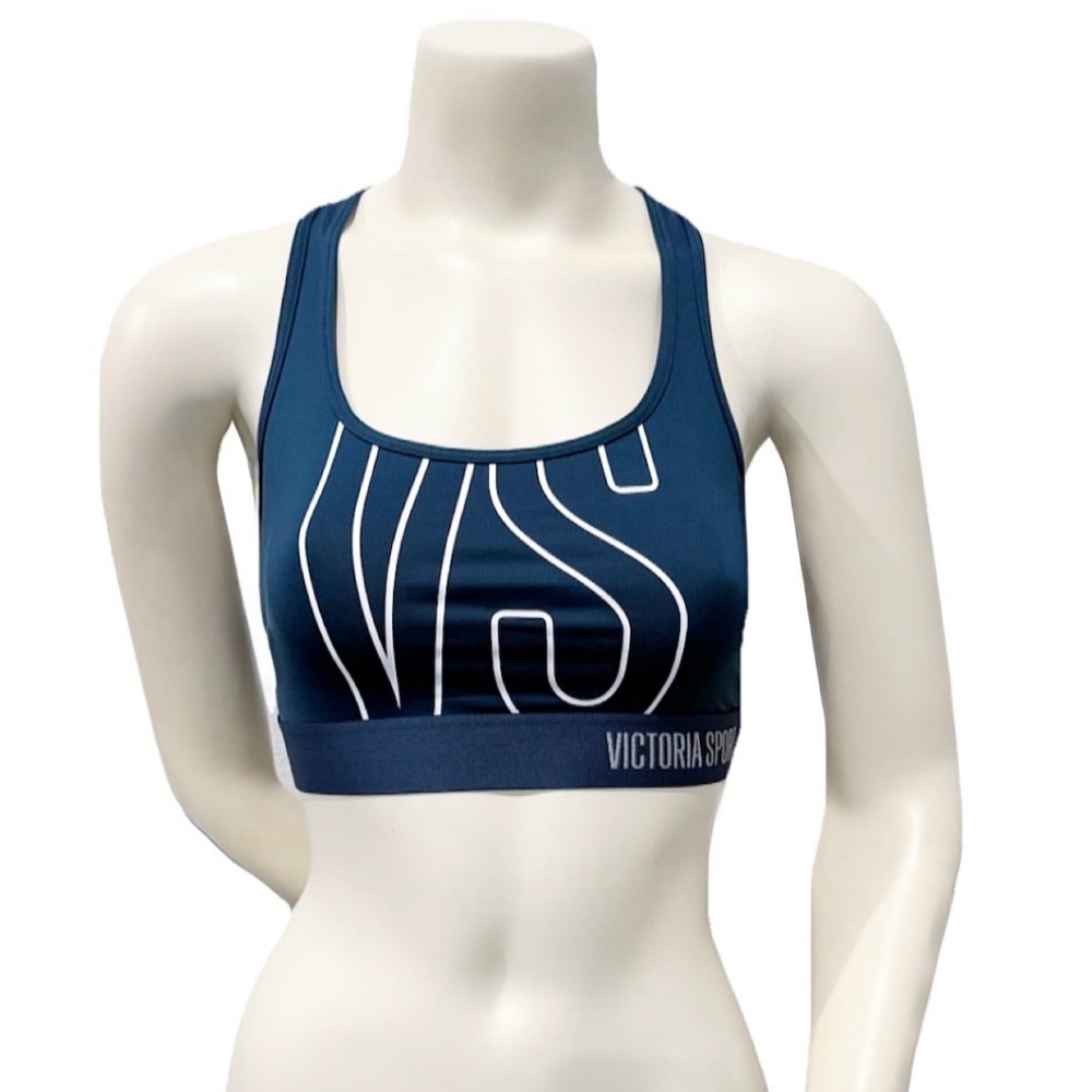 Victoria’s Secret Sport VS Blue Racerback Sports Bra Size S